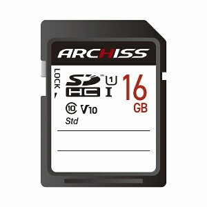 A[LXbARCHISS ARCHISS Standard SDHC 16GB Class10 UHS-1 (U1) AS-016GSD-SU1 [Class10 /16GB]