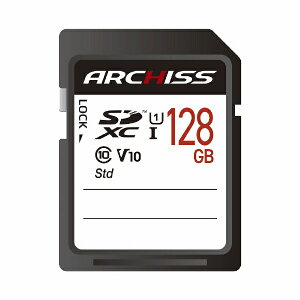 A[LXbARCHISS ARCHISS Standard SDXC 128GB Class10 UHS-1 (U1) AS-128GSD-SU1 [Class10 /128GB]