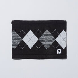 フットジョイ｜FootJoy 23 eComfort アーガイルネックウォーマー(フリーサイズ/ブラック) FA23ELWNW
