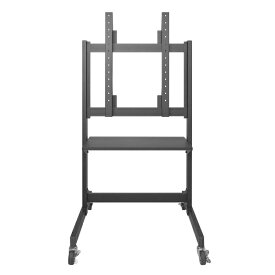 I-O DATA｜アイ・オー・データ モニタースタンド [1画面 /43〜75インチ] 耐荷重最大50kg移動式 抗菌モデル【受注生産品】 ブラック DA-DS5-AG