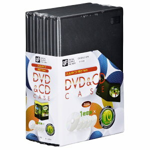 I[d@bOHM ELECTRIC DVD/CDΉ [10[] DVD^CDP[X 7mm 1[x10 OA-RDVS-10PK