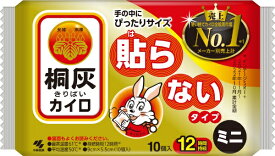 小林製薬｜Kobayashi 桐灰カイロ 貼らないタイプ ミニ 10個入