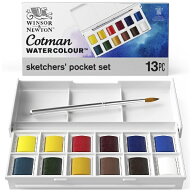 ウィンザー＆ニュートン｜WINSOR & NEWTON スケッチャーズポケットセット コットマン・ウォーターカラー …