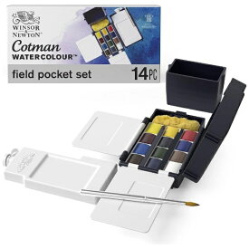 ウィンザー＆ニュートン｜WINSOR & NEWTON フィールドポケットセット コットマン・ウォーターカラー コットマン・ウォーターカラー HP12色セット 18909639