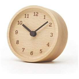 【エントリーで最大全額ポイント還元｜3/11まで】 タカタレムノス｜Lemnos MUKU deskclock ブナ LC1205BN