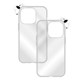 グルマンディーズ｜gourmandise iPhone 15 Pro（6.1インチ） IIII fit ケース ピーナッツ　フレーム スヌーピー SNGG-12A