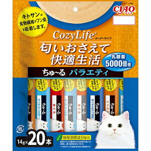 Ȃ΃ybgt[hbINABA-PETFOOD CIAOi`IjCozy LifeiR[W[Ctj` oGeB 14g×20{