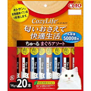 Ȃ΃ybgt[hbINABA-PETFOOD CIAOi`IjCozy LifeiR[W[Ctj` ܂A\[g 14g×20{