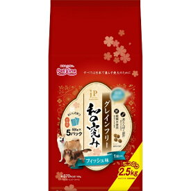 ペットライン｜PETLINE JPスタイル和の究み 小粒 グレインフリー フィッシュ味 1歳から 2.5kg（500g×5）