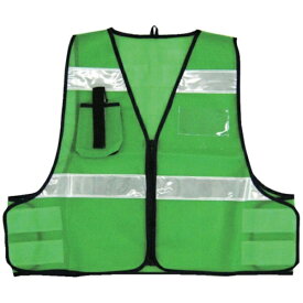 ミズケイ｜Mizukei ミズケイ　防犯パトロールベスト（グリーン） 5918507