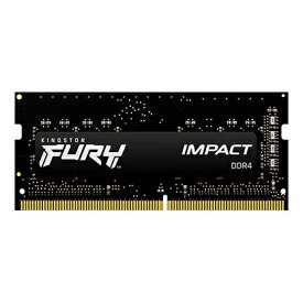 Kingston｜キングストン 増設メモリ FURY Impact DDR4(3200MT/s・8Gbit) KF432S20IB/8 [SO-DIMM DDR4 /8GB /1枚]