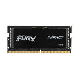 Kingston｜キングストン 増設メモリ FURY Impact DDR5(4800MT/s・16Gbit/プラグアンドプレイ) KF548S38IBK2-64 [SO-DIMM DDR5 /32GB /2枚]
