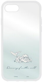 グルマンディーズ｜gourmandise iPhone SE(第3/2世代)/8/7/6s/6 IIII fit Clear ケース Disney/Pixer アリエル DNG-161AR