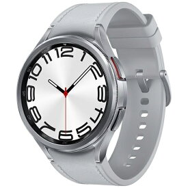 GALAXY｜ギャラクシー SM-R960NZSAXJP Galaxy Watch6 Classic（47mm）回転ベゼル操作可能 スマートウォッチ 【Suica対応】 Samsung（サムスン） Silver