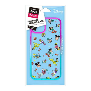 PGA�b�s�[�W�[�G�[ iPhone 15�i6.1�C���`�j �O���f�[�V�����n�C�u���b�h�P�[�X �~�b�L�[���t�����Y Premium Style PG-D23APT02MKY