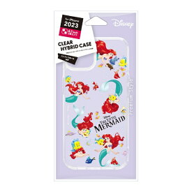 PGA｜ピージーエー iPhone 15（6.1インチ） クリアハイブリッドケース アリエル Premium Style PG-D23APT11ARL