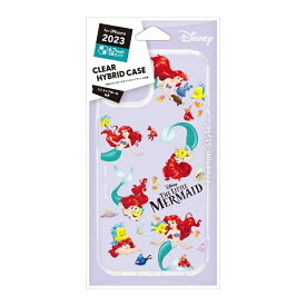 PGA｜ピージーエー iPhone 15 Plus（6.7インチ）クリアハイブリッドケース アリエル Premium Style PG-D23CPT03ARL