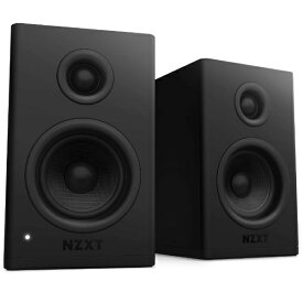 NZXT｜エヌゼットエックスティー AP-SPKB2-JP PCスピーカー 3.5mm/RCA接続 Relay Speakers(Windows11対応) ブラック [AC電源 /2.0ch]