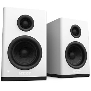 NZXT�b�G�k�[�b�g�G�b�N�X�e�B�[ AP-SPKW2-JP PC�X�s�[�J�[ 3.5mm/RCA�ڑ� Relay Speakers(Windows11�Ή�) �z���C�g [AC�d�� /2.0ch]