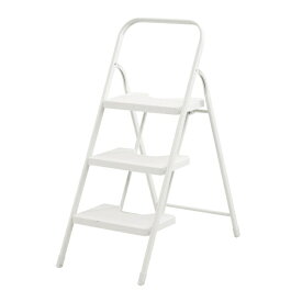 ネットフォース｜netforce 【ステップ台】踏み台 3段（幅41×奥行74×高さ94cm/ホワイト）【メーカー直送品】 FD-3-WH【キャンセル・返品不可】 【メーカー直送・代金引換不可・時間指定・返品不可】