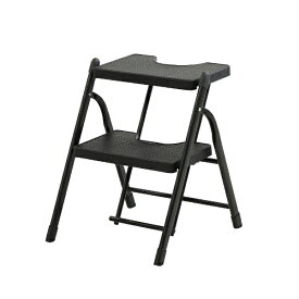 ネットフォース｜netforce 【ステップ台】踏み台 2段（幅41×奥行44×高さ50cm/ブラック）【メーカー直送品】 FD-2-BK【キャンセル・返品不可】 【メーカー直送・代金引換不可・時間指定・返品不可】