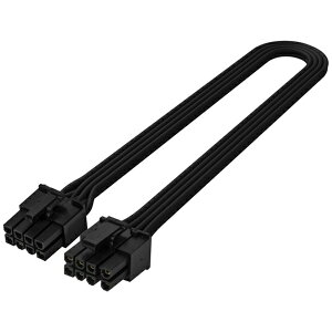 SilverStonebVo[Xg[ dP[u EPS/ATX 12V 8 pin to PCIe 6+2 pin PP06BE-PC335 ubN SST-PP06BE-PC335