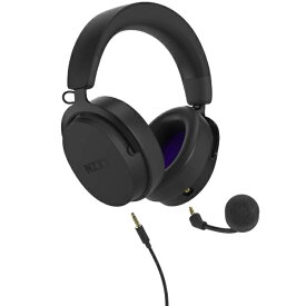 NZXT｜エヌゼットエックスティー ゲーミングヘッドセット Relay Headset ブラック AP-WCB40-B2 [φ3.5mmミニプラグ＋USB /両耳 /ヘッドバンドタイプ]