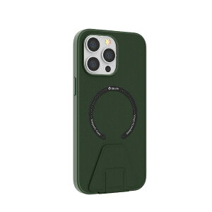 BELEX�b�r�[���b�N�X iPhone 14 Pro Max 6.7�C���` Randy Series Magnetic Case With Stand DEVIA army green BDVCSA09-IP14PL-GR