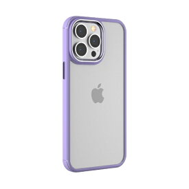 BELEX｜ビーレックス iPhone 14 Pro 6.1インチ Crystal Series Shockproof Case DEVIA purple BDVCSA10-IP14P-PL