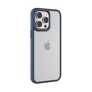 BELEX�b�r�[���b�N�X iPhone 14 Plus 6.7�C���` Crystal Series Shockproof Case DEVIA blue BDVCSA10-IP14L-BL