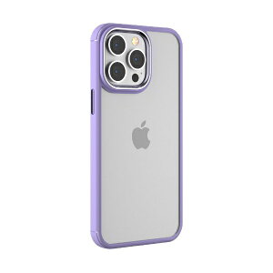BELEX�b�r�[���b�N�X iPhone 14 Pro Max 6.7�C���` Crystal Series Shockproof Case DEVIA purple BDVCSA10-IP14PL-PL