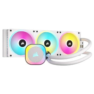 CORSAIR�b�R���Z�A ����CPU�N�[���[ 120mm�t�@��x3 [LGA 1700/1200/115X�EAM5/AM4] iCUE LINK H150i RGB WHITE �z���C�g CW-9061006-WW