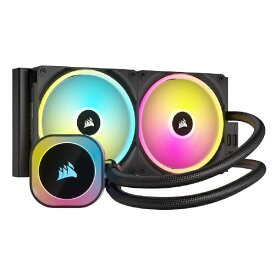 CORSAIR｜コルセア 水冷CPUクーラー 140mmファンx2 [LGA 1700/1200/115X・AM5/AM4] iCUE LINK H115i RGB ブラック CW-9061002-WW