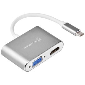 SilverStone｜シルバーストーン ［USB-C オス→メス HDMI / VGA］変換アダプタ EP16 SST-EP16C
