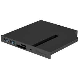 SilverStone｜シルバーストーン フロントパネル用［12.7mmドライブベイ → SDカードスロット / microSDカードスロット / USB-Ax2] ブラック or ホワイト SST-FPS01