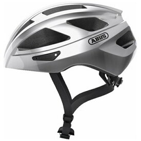 アバス｜ABUS 自転車用ヘルメット MACATOR マーケター(Lサイズ：58〜62cm/GLEAM SILVER) 852710250601【返品不可】