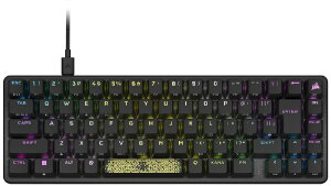CORSAIRbRZA Q[~OL[{[h K65 PRO MINI Silver-RGB {ꂩȂȂ ubN CH-91A401A-JP [L /USB]