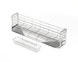 【エントリーで最大2万ポイント当たる｜11/18迄】 ヨシカワ｜yoshikawa スリムなシンクサイド幅の広がる水切り　幅10×奥行57cm 1306198