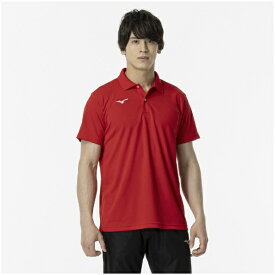 mizuno｜ミズノ 男女兼用 ゲームシャツ(XSサイズ/チャイニーズレッド) 32MA9670 62【返品交換不可】