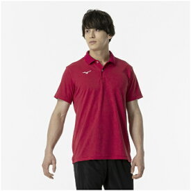 mizuno｜ミズノ 男女兼用 ゲームシャツ(2XLサイズ/エンジ) 32MA9670 63【返品交換不可】
