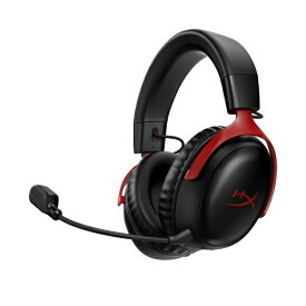 HyperX｜ハイパーエックス 77Z46AA ゲーミングヘッドセット ワイヤレス（USB-C＋USB-A） Cloud III Wireles ブラック/レッド [両耳 /ヘッドバンドタイプ]