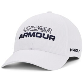 アンダーアーマー｜UNDER ARMOUR メンズ UAジョーダン・スピース ツアー ハット UA Jordan Spieth Tour Hat(LG/XLサイズ：頭囲58cm/White×MidnightNavy) 1361545【返品交換不可】