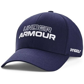 アンダーアーマー｜UNDER ARMOUR メンズ UAジョーダン・スピース ツアー ハット UA Jordan Spieth Tour Hat(LG/XLサイズ：頭囲58cm/Midnight Navy×White) 1361545【返品交換不可】