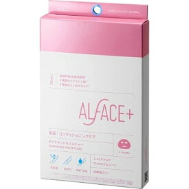 ロハス製薬｜LOHAS Pharmaceutical ALFACE＋（オルフェス）フェイスマスク 4枚入 ダイヤモンドモイスチャー