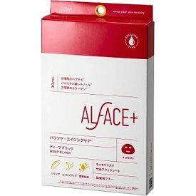 ロハス製薬｜LOHAS Pharmaceutical ALFACE＋（オルフェス）フェイスマスク 4枚入 ディープブラック