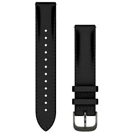 GARMIN｜ガーミン Quick Release バンド 18mm Black Leather / Brushed Slate GARMIN（ガーミン） 010-12932-61