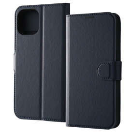 レイアウト｜rayout iPhone 15（6.1インチ） Like standard 耐衝撃 手帳型レザーケース シンプル マグネット/ダークネイビー RT-P41ELC1/DN