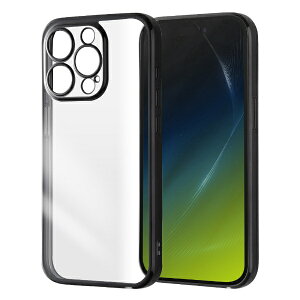 ���C�A�E�g�brayout iPhone 15 Pro�i6.1�C���`�j Like standard TPU�\�t�g�P�[�X META Perfect/�u���b�N RT-P42PFC2/BM