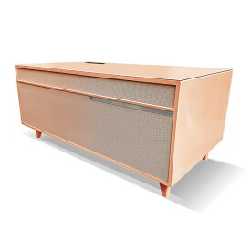 ロイヤル｜ROYAL SMART TABLE（スマートテーブル）冷蔵庫・冷凍庫機能付き　STB80 SAPPHIRE by LOOZER APRICOT STB80 [幅105cm /81L /2ドア /引き出しタイプ /2023年]