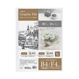 ナカバヤシ｜Nakabayashi グラフィックファイル B4/F4 クリア